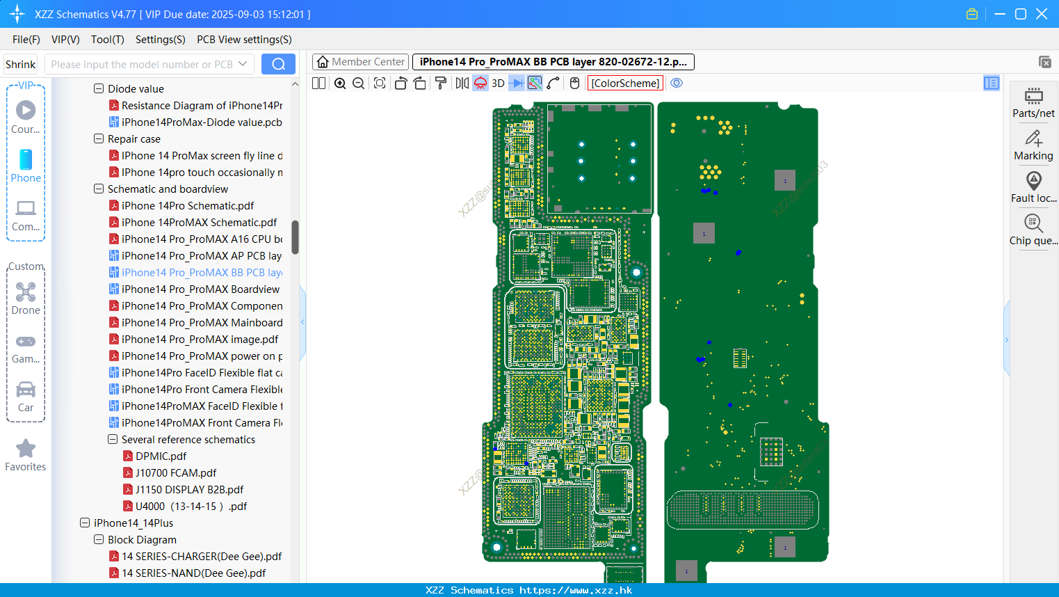 IPhone14 Pro_ProMAX BB PCB Layer 820-02672-12